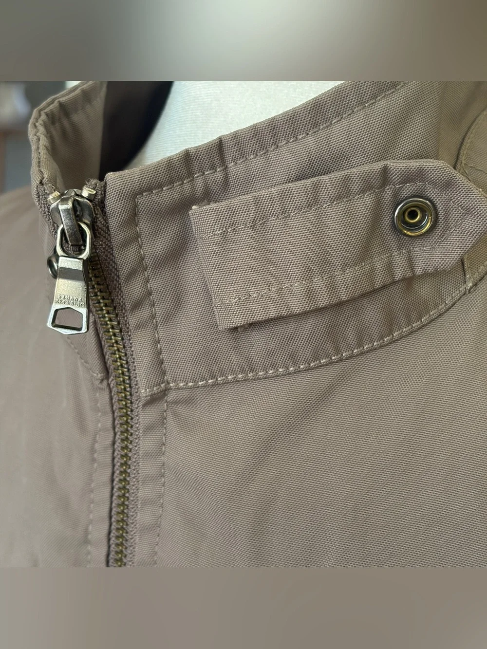 Banana Republic Men's Olive-Taupe Military Field Jacket excellent! Medium